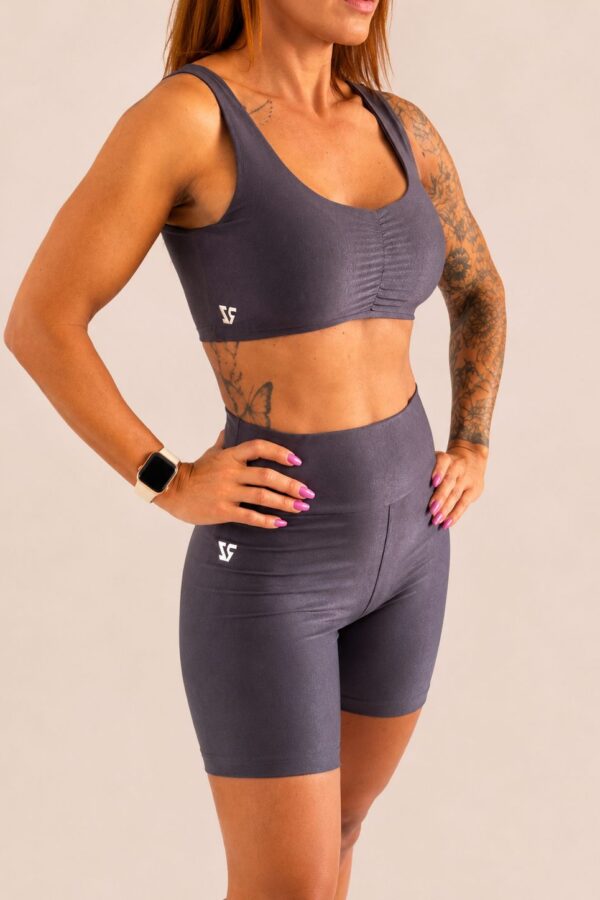 Conjunto RZ Short Canelado Top Franzido