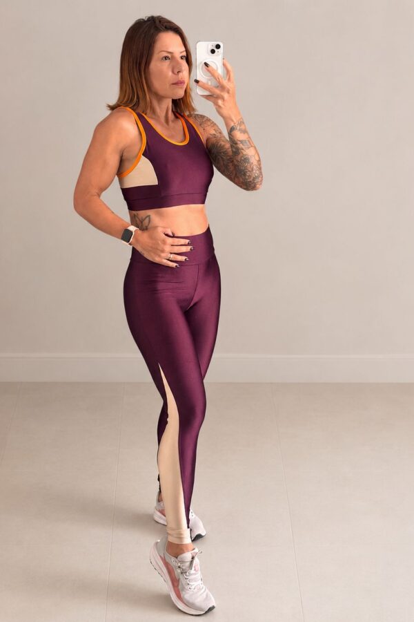 Conjunto Legging Sunshine Tricolor